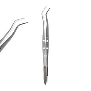 Pince à épiler dentaire Meriam 16cm en acier inoxydable Pince à épiler dentaire autoclavable Pince à épiler en coton Pakistan - Product Image 1