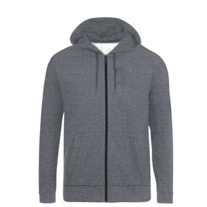 Sudaderas con capucha con cremallera, informales, para exteriores, de tela suave de primera calidad para actividades cotidianas. - Product Image 1