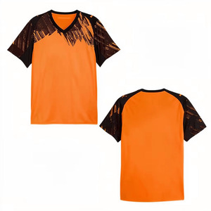 Custom Sublimated <b>Soccer</b> Jersey V Neck Short Sleeve Quick Dry Polyester Football Team Shirt Sportswear OEM - Product Image 6