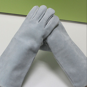 Best Hot Sale Leather Safety Custom Logo Welding Work <b>Gloves</b> Hand Welder Working <b>Gloves</b> for sale - Product Image 5
