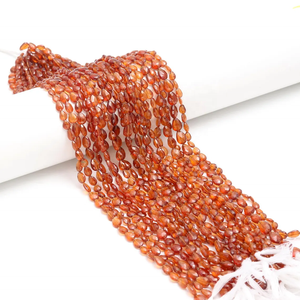 Aaa hessonite <span class=keywords><strong>Garnet</strong></span> mặt Pear cắt hạt 4*6mm 14 inch khoan thẳng đá quý tự nhiên loại - Product Image 4