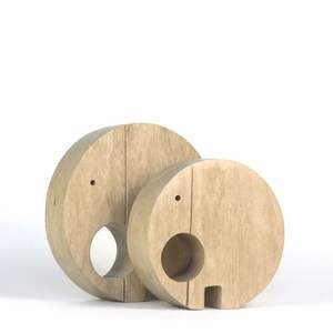 Sculpture en bois d'art décoratif pour espaces intérieurs haut de gamme - Product Image 1