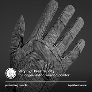 ถุงมือขี่ม้าที่ใส่สบายพร้อมฝ่ามือที่มีการยึดเกาะที่แข็งแรงและมั่นคง เหมาะสำหรับใช้ในคอกม้าและขี่ทางไกล ขายดี ถุงมือขี่ม้ากันลื่น - Product Image 4