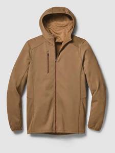 Chaqueta de Soft Shell Azul Marino para Mujer, Impermeable, Cortavientos, con Capucha y Cierre, para Senderismo y Actividades al Aire Libre en Invierno - Product Image 3