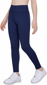 Leggings longs pour enfants en tissu tricoté Spandex/Polyester, imprimé, style doux, séchage rapide, imperméable, respirant, doux - Product Image 3