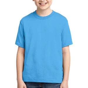เสื้อยืดสีฟ้าอ่อน ยูนิเซ็กส์ ทรงปกติ แขนสั้น ผ้าผสม สำหรับเยาวชน พิมพ์โลโก้ได้ตามสั่ง หลายขนาด - Product Image 3