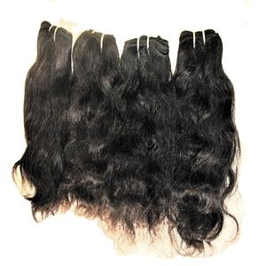 Extensiones de cabello humano indio crudo natural 100% Paquetes de cabello crudo de trama única - Product Image 2
