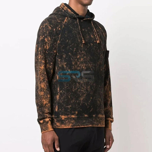 Streetwear Men Cotton Zipper-Up Hoodie Oversized Loose <b>Hip</b> Hop Casual Daily Wear Soft Warm 3D Embroidery Eco-Friendly OEM ODM - Product Image 4