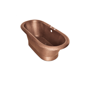 Bañera hecha a mano de cobre antiguo personalizada de MOQ bajo con desbordamiento a la venta por fabricante venta directa de fábrica - Product Image 1