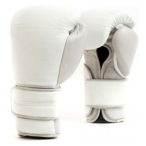 High Quality Customizable White Winning Boxing <b>Gloves</b> Set with Laced Leather Wrist Fastest Delivery Wholesale Price - Product Image 1
