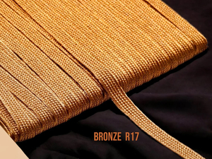 Superior Quality 10mm Vintage Metallic Embroidery Braid Woven <b>Ribbon</b> Trim Silver Gold Bronze Sfifa Couture Decorative Lace - Product Image 5
