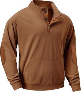 Sweat-shirt d'hiver pour homme, coupe ample, 100 % polyester, coupe-vent, respirant, écologique, avec logo personnalisé imprimé numériquement – Meilleures ventes - Product Image 1