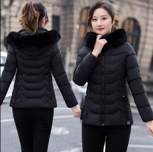 Abrigo Acolchado Largo de Invierno para Mujer, Chaqueta de Plumón Aislante con Capucha, Ropa Casual de Moda para Exteriores en Clima Frío - Product Image 2