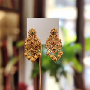 Nova Mart Fashion Earrings KHJ952-Stylish and Trendy Alloy with Gold Plating Jewelry - Product Image 3