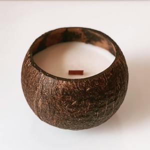 Decorative aromatic <b>candles</b> dining table accents top-pick handmade coconut shell bowl <b>candle</b> - Product Image 3
