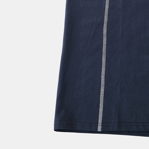 Ensemble de vêtements de sport Nanju pour hommes, t-shirt à manches courtes en tissu éponge et short d'été personnalisés, respirant, style streetwear, shorts de plage - Product Image 4