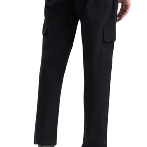 Men's <b>Cargo</b> <b>Trousers</b> Relaxed Fit Elastic Waist <b>Straight</b> <b>Leg</b> Utility Pants with Multi Pockets Custom OEM Casual Streetwear - Product Image 2