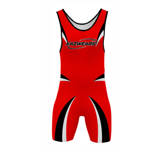 Maillot de lutte pour hommes, sublimation, design personnalisé, respirant, uniforme de performance, compétition d'équipe, entraînement, vêtements de sport en gros - Product Image 3