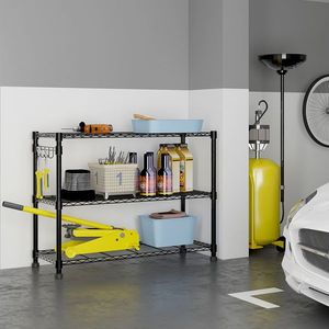 Estanterías de Alambre de Acero de 6 Niveles con Ruedas, Certificadas por NSF, Desmontables y de Fácil Montaje, para Garaje - Product Image 5