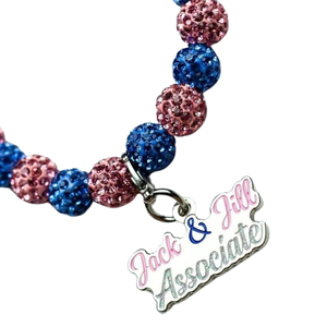 Crystal Bling <b>Bracelet</b> with Associate Charm <b>Stretch</b> Wrist <b>Bracelet</b> Fashion Jewelry Accessory for Women Everyday Gift Wear - Product Image 3