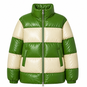 Custom Manufacturer Puffer Women Jacket Winter Hooded <b>Bubble</b> <b>Coat</b> Thick Extremely Warm Down Two Tone Color Jacket Bulk Supply - Product Image 1
