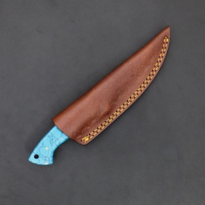 A&M ENTERPRISES Couteau de chasse d'extérieur personnalisable OEM, en acier Damas fait main, à lame fixe de type Drop Point, qualité industrielle - Product Image 4