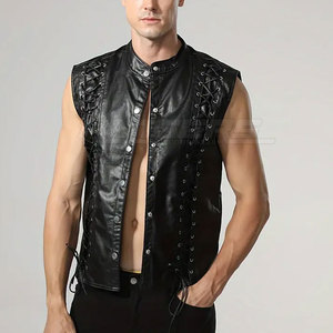 Chaleco de Cuero para Hombre, Transpirable, Cálido para Invierno, Estilo Casual, Precio Razonable - Product Image 3