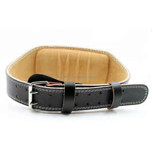 Nouveau Style puissance levage formation professionnelle en cuir matériel haltérophilie haute qualité Gym Fitness boucle en métal ceintures électriques - Product Image 4