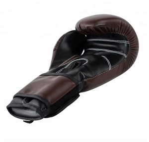 Guantes de Boxeo de Piel Auténtica con Logotipo Personalizado, Guantes de Muay Thai, Guantes de Kick Boxing, Guantes de Boxeo Multicapa de Alta Densidad - Product Image 3