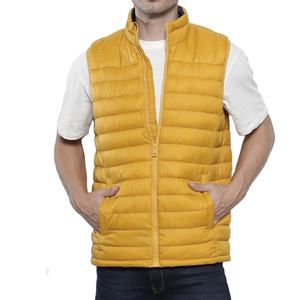Logo personnalisé gratuit veste de vente chaude pour les hommes personnalisé duvet de canard brillant jaune bulle veste et gilet pull élégant Softshell veste - Product Image 2