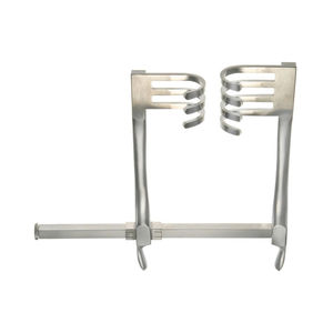 เครื่องมือผ่าตัดกระดูกสันหลังแบบ Frazier Style Laminectomy Retractor ขนาด 8 ซม. 4 ง่าม ทำจากเหล็กกล้าไร้สนิม คุณภาพเยอรมัน - Product Image 2