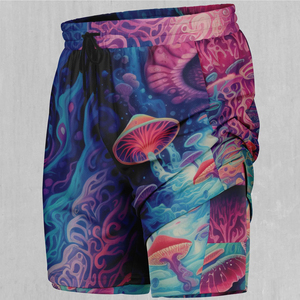 High Quality All Over Sublimation Print Polyester Fitness Workout Men Training Mesh <b>Shorts</b> With Pocket Streetwear Best Seller - Product Image 6