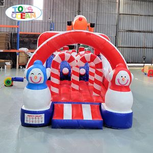 <span class=keywords><strong>2025</strong></span> giáng sinh Hot Bán phong cách <span class=keywords><strong>Inflatable</strong></span> chướng ngại vật người tuyết Cây giáng sinh thư bị trả lại trượt thích hợp cho trẻ em hoạt động - Product Image 3