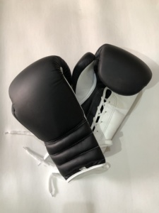 Custom Leather MMA Boxing <b>Gloves</b> with Laced Wrist & Stretch | OEM Manufacturer | Personalized Logo for Training & Sparring - Product Image 6