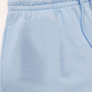 Shorts de sport décontractés pour hommes en coton 100% de haute qualité 400 g/m² avec impression en relief personnalisée, vente en gros - Product Image 4