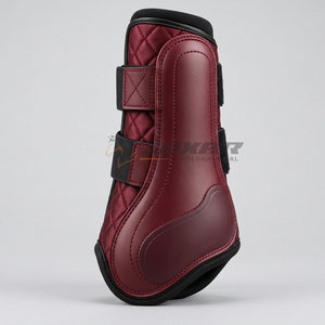 Bottes de brossage pour chevaux modernes, alliant confort, amorti, construction durable et fermeture sécurisée pour les écoles d'équitation - Product Image 5