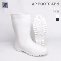 AP <b>Boots</b> AP 1 Putih-<b>Waterproof</b> PVC Safety <b>Boots</b> High Durability Rubber Shoes - Product Image 2