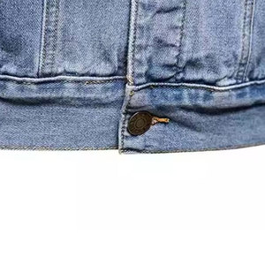 <b>Mens</b> Jeans Winter <b>Jacket</b> Slim Fit Casual Fashion Outerwear <b>Warm</b> Comfortable for Autumn Winter Daily Wear - Product Image 4