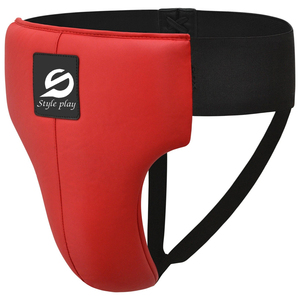 Protège-entrejambe professionnel en cuir et PU avec logo personnalisé pour la boxe, le Muay Thai, le kickboxing - Écologique, durable, couleur unie - Product Image 2