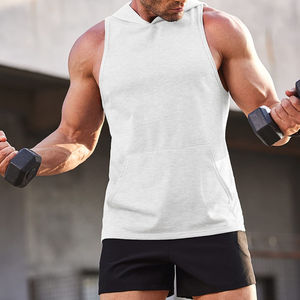Nuevo Producto de Verano, Sudaderas Cómodas para Hombre, 100% Algodón, Transpirables, Elegantes y Fáciles de Usar, Sudaderas de Gimnasio para Hombre, Precio al por Mayor - Product Image 6