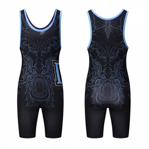 Customizable Sublimated Front Breathable Quick Dry Lightweight Stretch Durable Shrink-Proof Slim-Fit Wrestling <b>Singlets</b> <b>Men</b> - Product Image 1