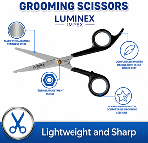 Ciseaux professionnels pour toilettage des animaux, pour couper les poils des animaux, ciseaux de toilettage pour une coupe lisse et facile, professionnels - Product Image 4