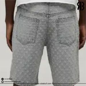 Pantalones Cortos Oxford Estampados para Hombre Rubabull, Cintura Media, Cierre de Botones, Casuales, Transpirables, de Algodón, con Bolsillos, Unisex - Product Image 5