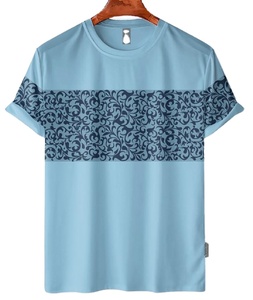 Camiseta de hombre Imágenes impresas personalizadas Impresión de logotipo 100% algodón 180 Gsm Estilo casual Tamaño personalizado y diseño de Bangladesh - Product Image 1