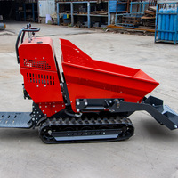 Bob-lift 500kg Hydraulischer Raupen-Minidumper Raupentransporter Leichtgewichtiger Mini-Raupenkipper für Arbeiten in Engen Räumen