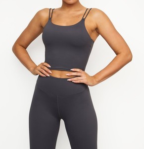 Conjunto de Yoga para Mujer, Logotipo Personalizado, Sujetador Deportivo y Leggings, Ropa Deportiva de Alto Rendimiento, Proveedor Mayorista - Product Image 3