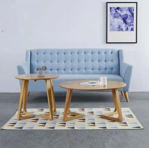 Mesa de Centro de Madera de la Mejor Calidad para Sala de Estar, Decoración para el Hogar, Color Marrón, Diseño Moderno, Mesa de Café de Madera - Product Image 1