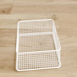 Panier de rangement industriel spacieux en métal, organisateur de rayonnages robuste pour la maison - Product Image 2