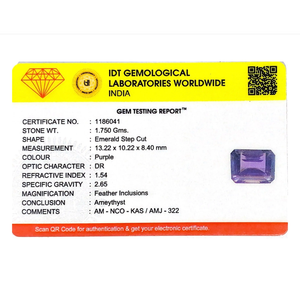 8.75 Carat Natural Amethyst Loose Gemstone Faceted Heart Cut for Fine Jewelry - Product Image 4
