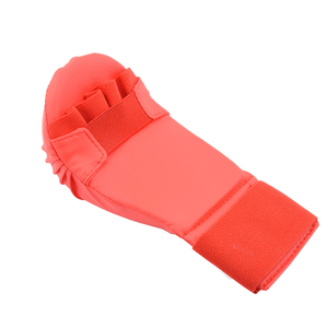 premium Quality In Red Color Customized Logo Print Good Selling Adult Wear Hand Protection <b>Karate</b> Boxing <b>Gloves</b> - Product Image 4